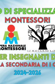 Bando Corso di specializzazione Montessori 2024-2026